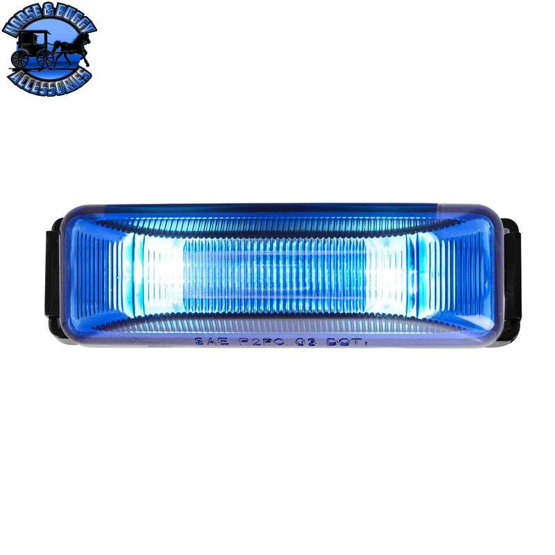 Medium Rectangular 2-Bulb Sealed Marker Light (CHOOSE COLOR)