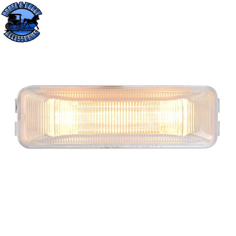 Medium Rectangular 2-Bulb Sealed Marker Light (CHOOSE COLOR)