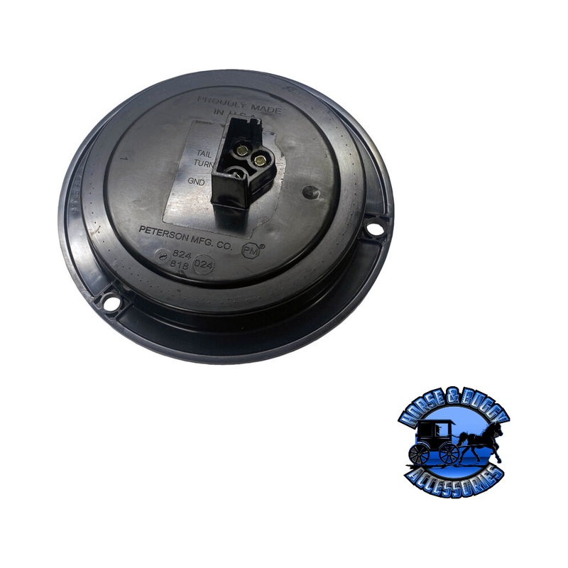 824C-7 4" White LED Back-Up Light, Round, Flange-Mount Dark Slate Gray