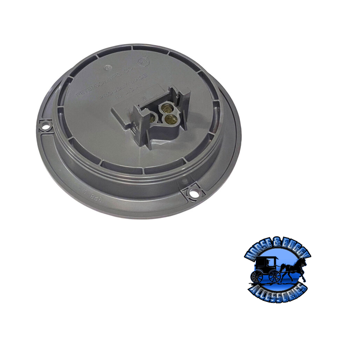 Dim Gray 824R 4" Red LED Stop/Turn/Tail, Round, Single Diode, Flange-Mount