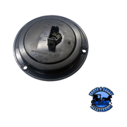 824A-7 4" Amber LED Stop/Turn/Tail, Round, Flange-Mount 4" ROUND Dark Slate Gray