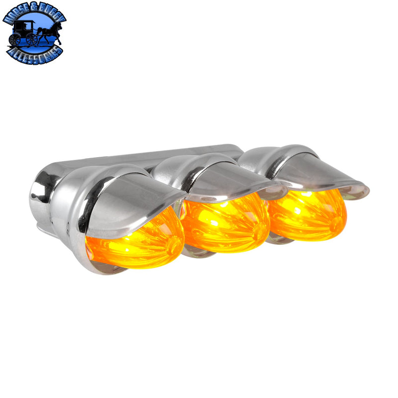 Mini Bullet Style Lights with Visors (Choose a Color)