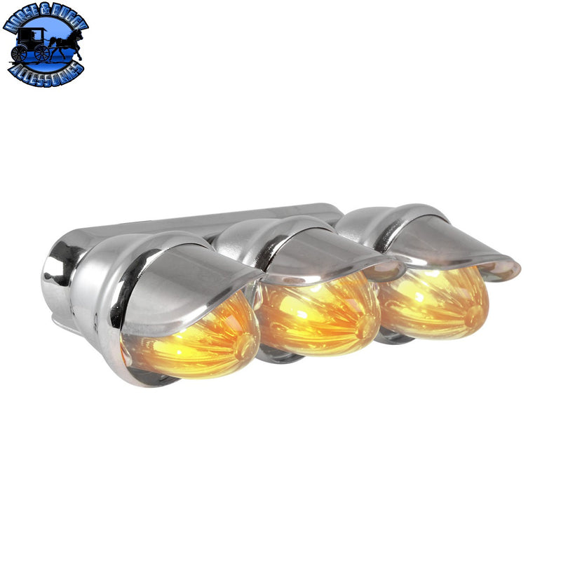 Mini Bullet Style Lights with Visors (Choose a Color)
