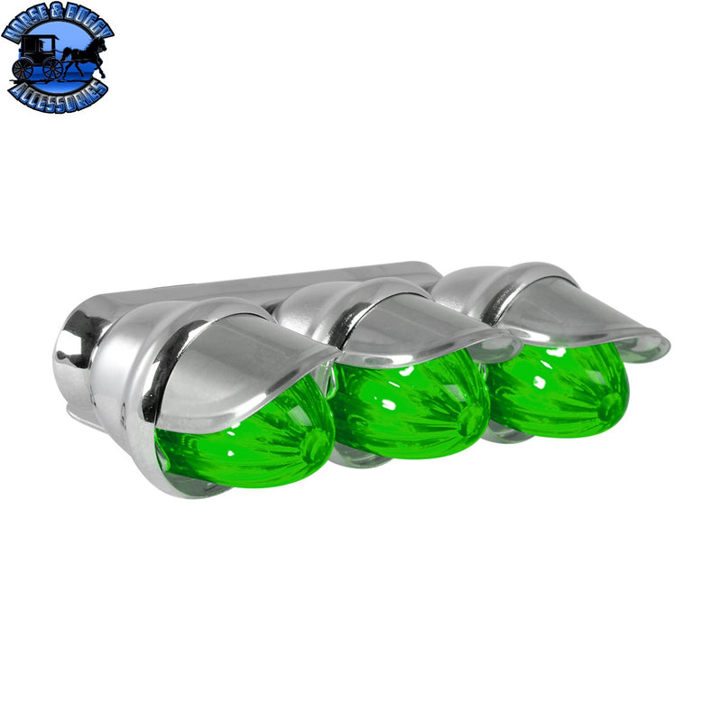 Mini Bullet Style Lights with Visors (Choose a Color)
