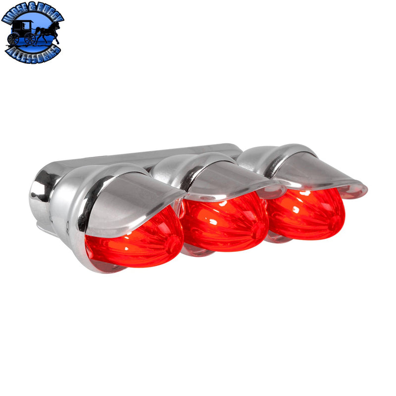 Mini Bullet Style Lights with Visors (Choose a Color)