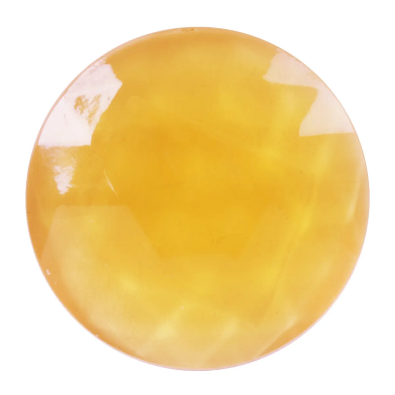 1-3/8" AMBER CRYSTAL JEWEL FOR DOME LIGHT amber Goldenrod