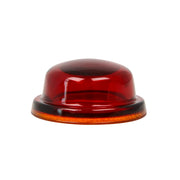 Color Glass Lens for Dome Lights dome lens red Brown