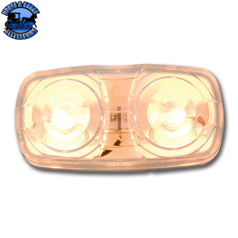 Tiger Eye (Double Bubble) Two-Bulb Marker Light (CHOOSE COLOR)