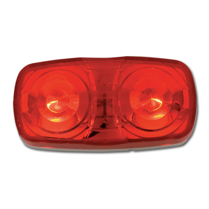 Firebrick Tiger Eye Two-Bulb Marker Light tigar eye red