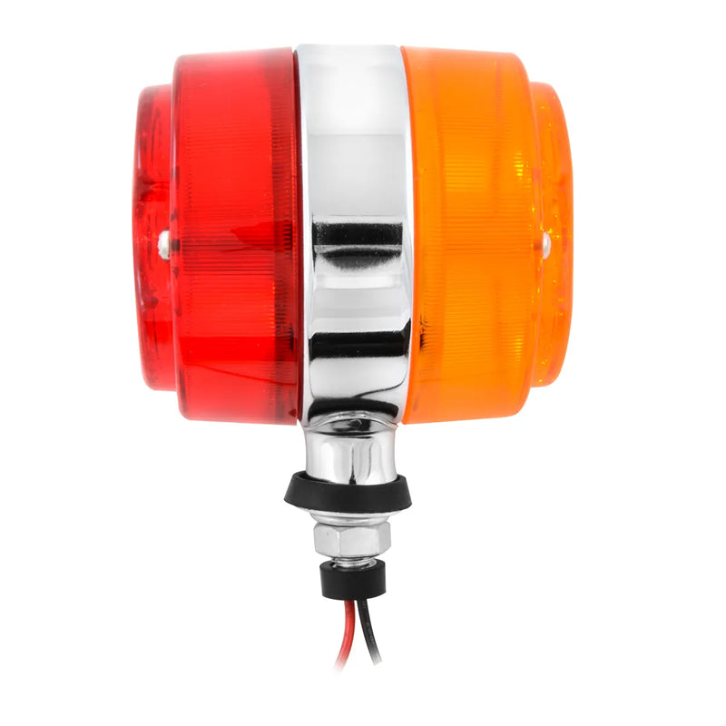 #83220 Double Face Auxiliary Projected Pedestal Marker Light pedestal Dark Orange