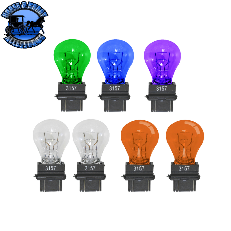 #3157 Miniature Replacement Light Bulbs (CHOOSE COLOR)
