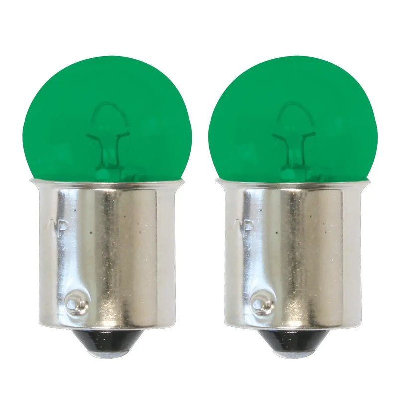 84023 #89 GREEN GLASS LIGHT BULB Sea Green