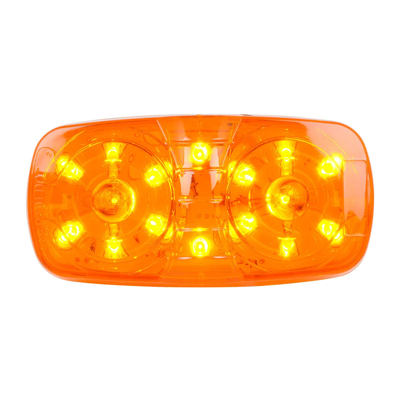 TIGER EYE AMBER/AMBER 16-LED MARKER LIGHT #85240 MARKER LIGHT Dark Orange