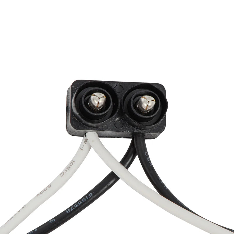 86098-1 CONTINUOUS 2-PRONG 18" LEAD LIGHT PLUG WIRE HARNESS (sold by the plug) Wire Harness Light Gray
