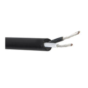 #86110 18GA PARALLEL BLACK/WHITE WIRE W/ BLACK JACKET, 100FT ROLL WIRE Dark Slate Gray