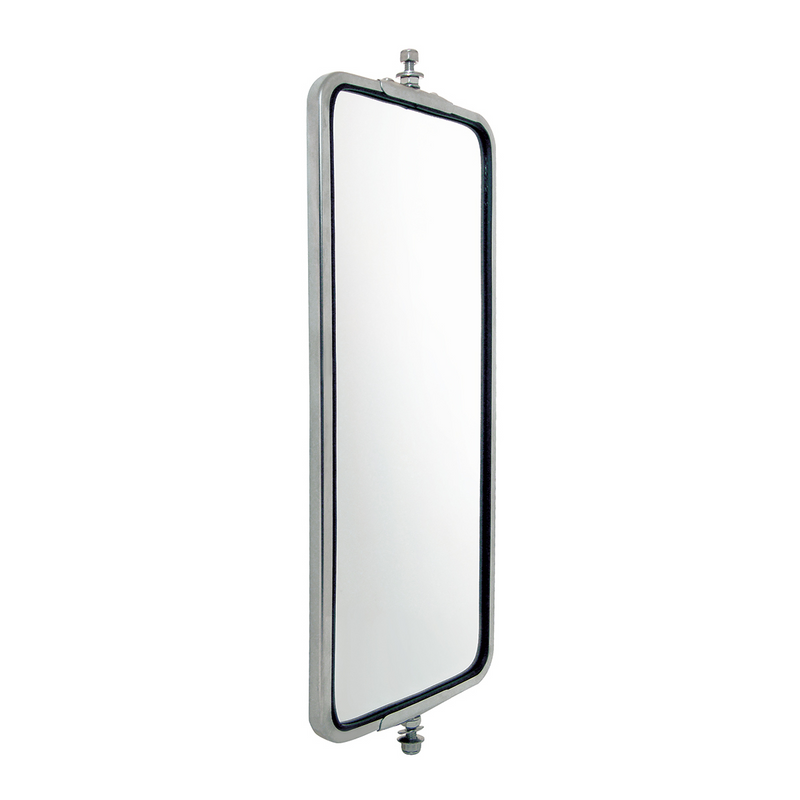 Espejo West Coast de acero inoxidable con 18 LED de 7" x 16" - calentado (a granel)
