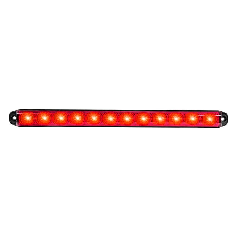 87046 15" SMART DYNAMIC SPYDER RED/RED 12 LED LIGHT BAR 16" LIGHT BAR Black