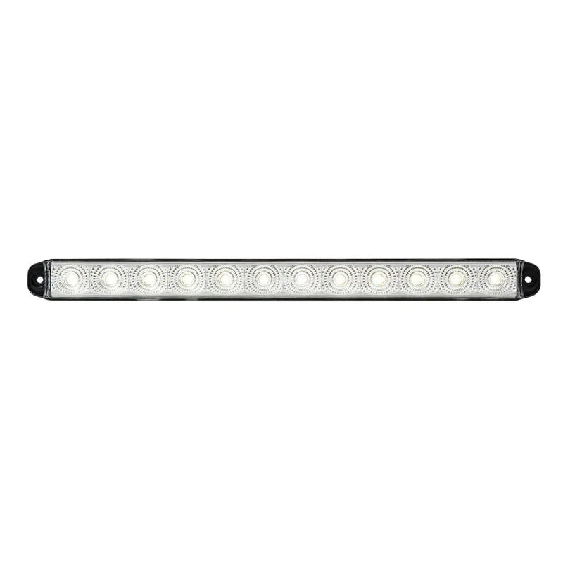 87047 15" SMART DYNAMIC SPYDER WHITE/CLEAR 12 LED LIGHT BAR (NON-SEQ.) 16" LIGHT BAR Light Gray
