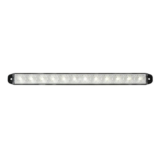 Light Gray 87047 15" SMART DYNAMIC SPYDER WHITE/CLEAR 12 LED LIGHT BAR (NON-SEQ.)