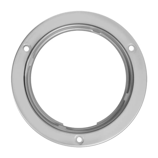 Gray STAINLESS STEEL FLANGE MOUNT BEZEL FOR 4″ ROUND LIGHTS #87143