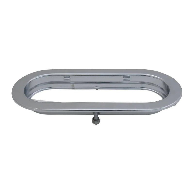 #87206 Flange Mount Bezel with Hidden Studs for 6.5″ Large Oval Light Light Slate Gray