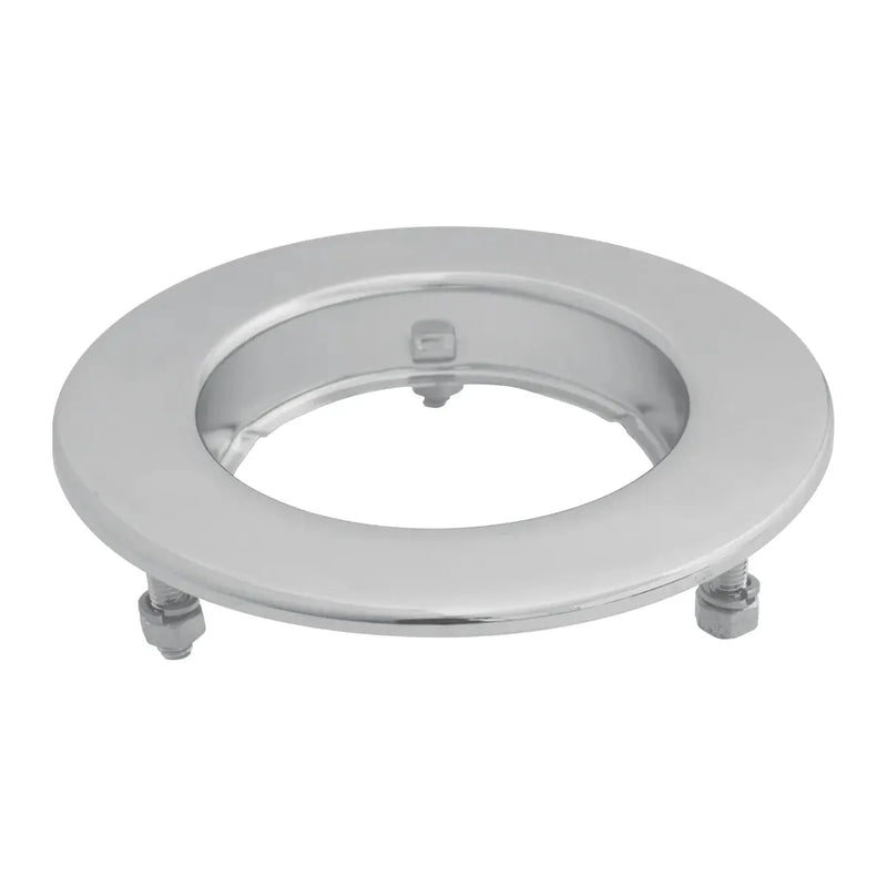 #87218 CR. STEEL FLANGE MOUNT RIM W/3 STUDS FOR GG 2.5" LED LIGHTS ( CHROME STEEL) Gray