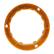 4" RED REFLECTIVE PLASTIC FLANGE MOUNT BEZEL Chocolate