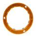 Chocolate 4" AMBER REFLECTIVE PLASTIC FLANGE MOUNT BEZEL