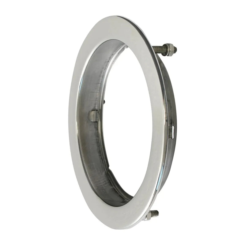 81969 Flange Mount Bezel with Hidden Studs for 4â€³ Round Light Gray