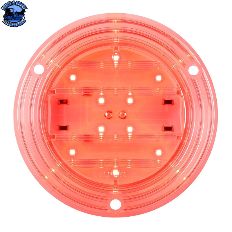 4" High Power LED Flange Mount Sleeper/Utility Sealed Light (CHOOSE LED & LENS COLOR)