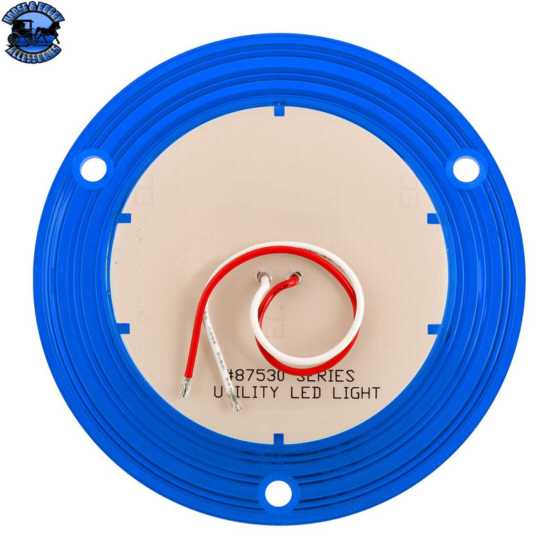 4" High Power LED Flange Mount Sleeper/Utility Sealed Light (CHOOSE LED & LENS COLOR)