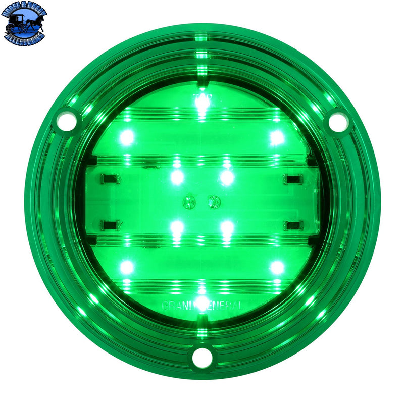 4" High Power LED Flange Mount Sleeper/Utility Sealed Light (CHOOSE LED & LENS COLOR)