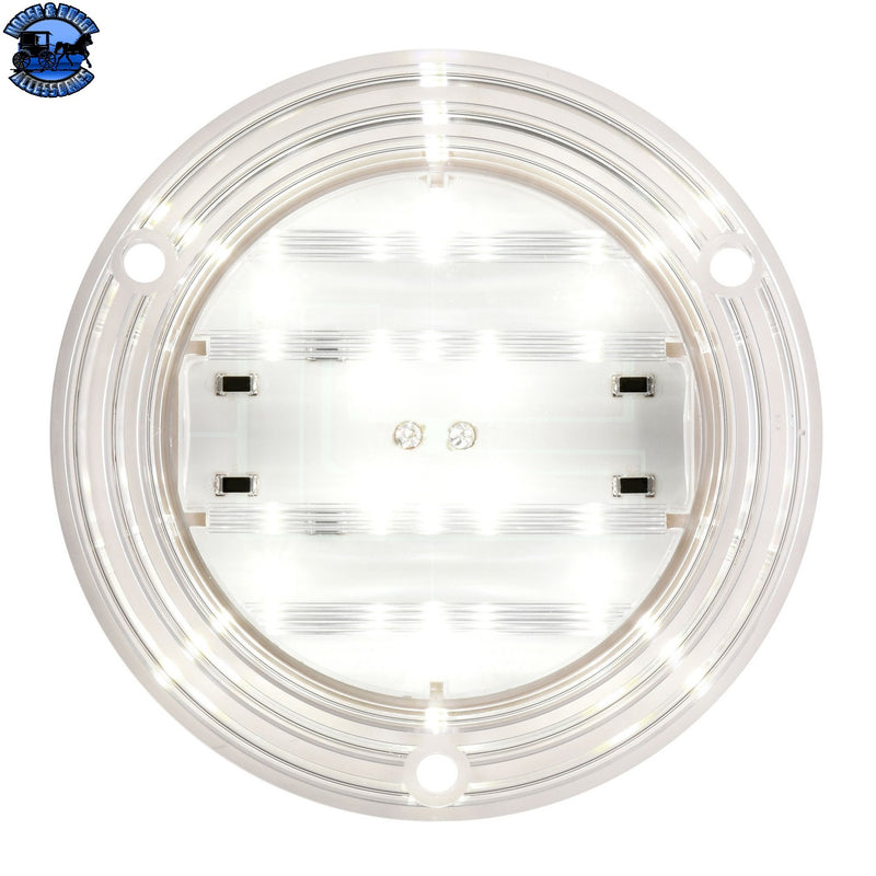4" High Power LED Flange Mount Sleeper/Utility Sealed Light (CHOOSE LED & LENS COLOR)