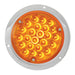 Chocolate CR. DIE CAST 4" PEARL AMBER LED LIGHT, AMBER LENS 4" PEARL LIGHT