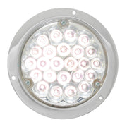4" Pearl LED Light with Housing  (choose color) 4" ROUND white/clear (w/housing) Light Gray
