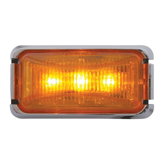 PEQUEÑO RECT. LUZ LED ÁMBAR CON CR. LLANTA Y COLETA