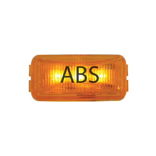 87641 Amber ABS LED Light with "ABS" Logo