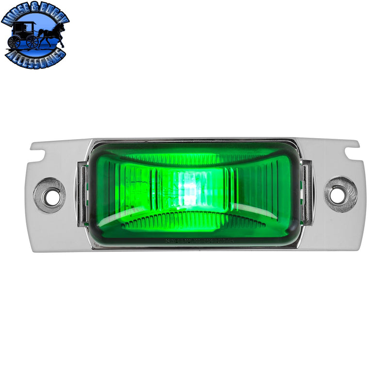 Small Rectangular Single Bulb Sealed Marker Light (CHOOSE COLOR AND STYLE)
