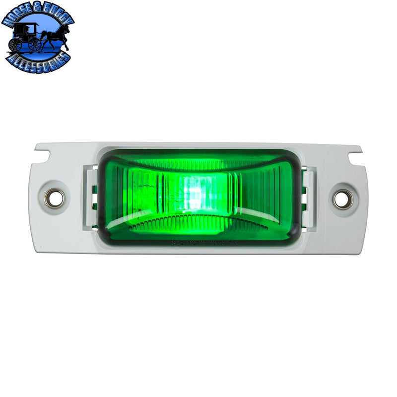 Small Rectangular Single Bulb Sealed Marker Light (CHOOSE COLOR AND STYLE)