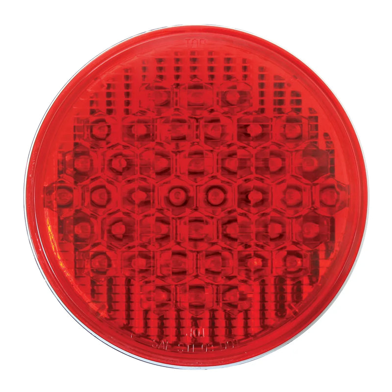 4" HIGH COUNT LED LIGHT, RED/RED Firebrick