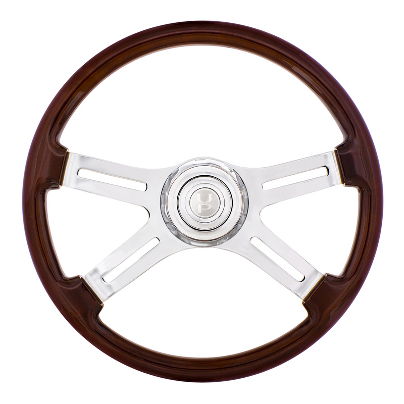 UP-88130 18" 4 Spoke Steering Wheel With Hub & Horn Kit  - Freightliner 1989-July 2006