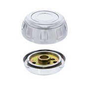 18" Chrome Lady Steering Wheel With Hub & Horn Button Kit For Peterbilt (1998-2005) & Kenworth (2001-2002)