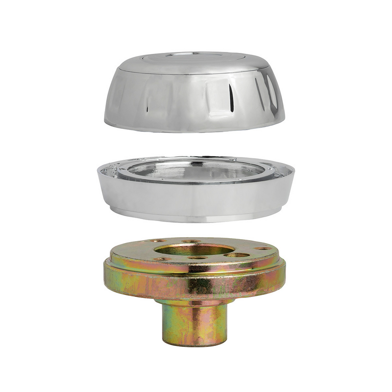 Chrome Steering Wheel Hub & Horn Button Kit For Peterbilt (1998-2005), & Kenworth (2001-2002)