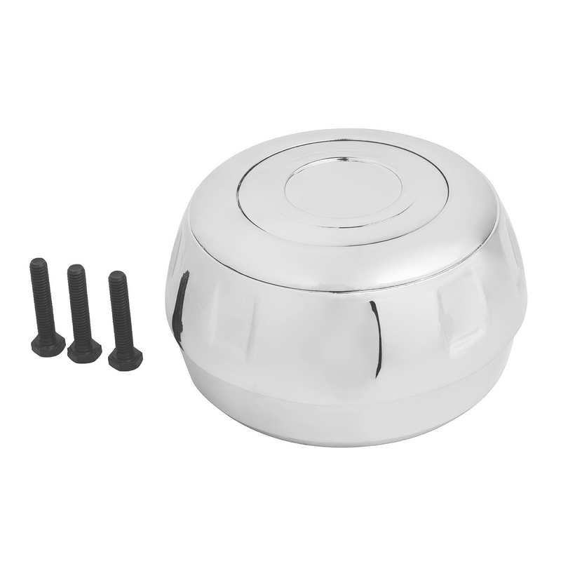Chrome Steering Wheel Hub & Horn Button Kit For Peterbilt (1998-2005), & Kenworth (2001-2002)