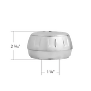 UP-88213 Chrome Steering Wheel Hub & Horn Button Kit For 2000 or Older Navistar International