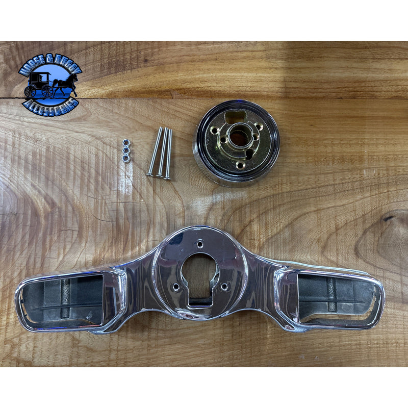 SC-9505C For Kenworth and Peterbilt trucks (2023 newer)-Must use classic SCI Wheel 18" only -Does not include switches -Includes Hub Adapter