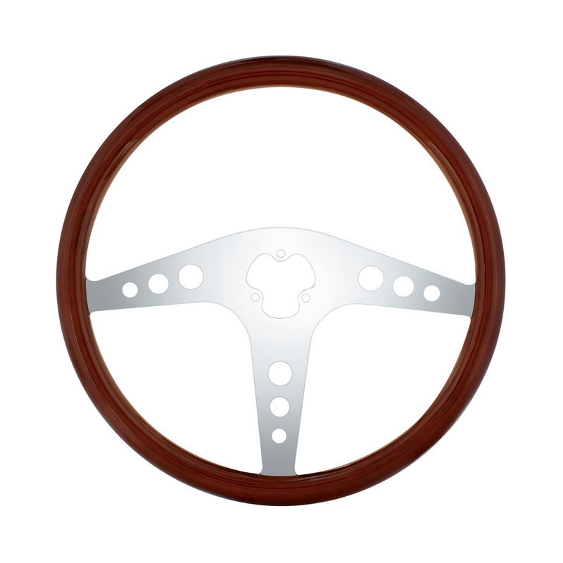 UP-88221 18" Chrome GT Steering Wheel