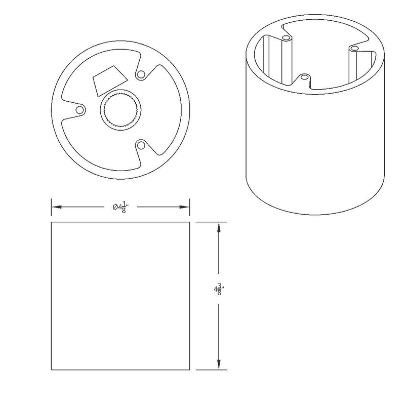Chrome Steering Wheel Hub For Volvo VN/VNL (1996-2017) & VT (2006-2010) With Tilt/Tele Steering Column