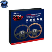 18" YourGrip GT PRO Leather Steering Wheel For 2012-2021 Peterbilt 579 & 2013-2021 Kenworth T680 (Choose Color) steering wheel Black,Brown Midnight Blue