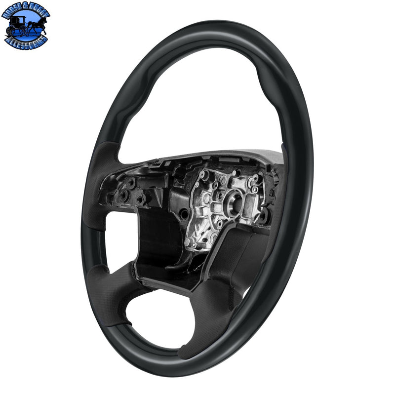 18" YourGrip Wood Candy Color Steering Wheel For 2018-2026 Freightliner Cascadia (Choose Color)